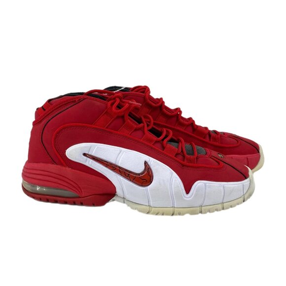 Nike Red/White Leather Sneakers | Athletic Style Size 11 main image 5